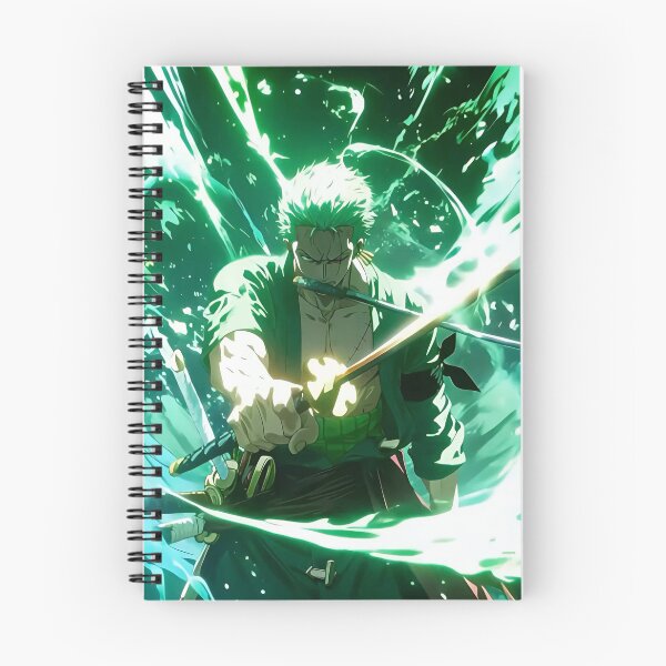Item preview, Roronoa Zoro - Emerald Blade Ronin – Neon Samurai Energy Art designed and sold by Dyan4.