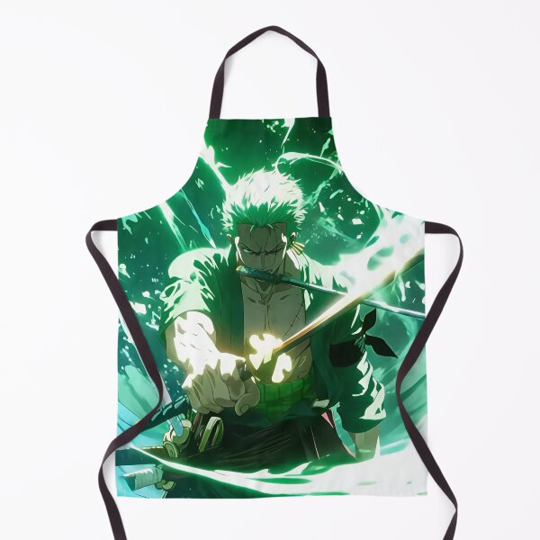 Item preview, Roronoa Zoro - Emerald Blade Ronin – Neon Samurai Energy Art designed and sold by Dyan4.