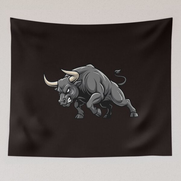 Item preview,  Fierce Bull Mascot designed and sold by KingkoudaStudio.