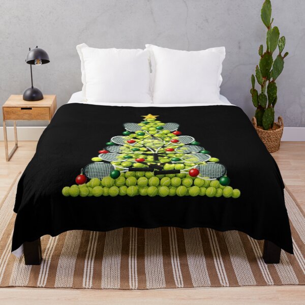 Item preview, Tennis Christmas Tree Funny Tennis Holiday Lights Design designed and sold by WayTBeenkenArt.