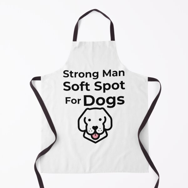 Item preview, Strong Man Soft Spot for Dogs designed and sold by FWAHAB.