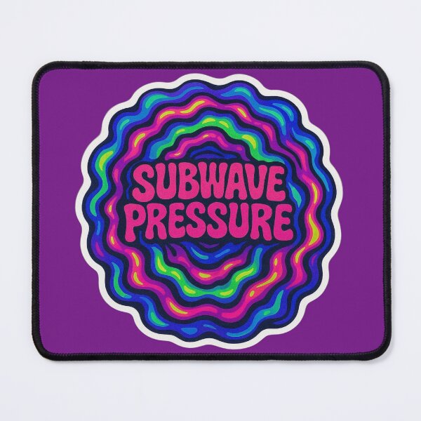 Item preview, Subwave Pressure Logo – Psychedelic Bass Soundwave Design designed and sold by |TRSSHOP|.