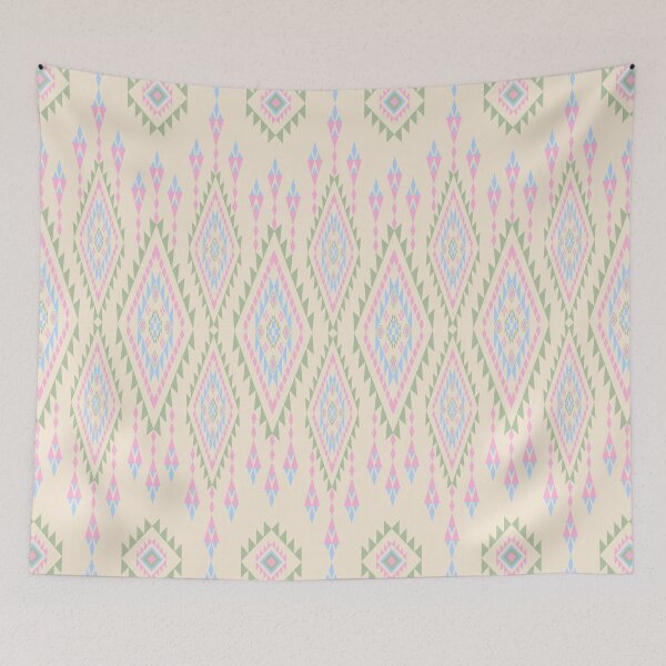 Item preview, Colorful Pastel Geometric Tribal Seamless Pattern with Ethnic Ornament Background designed and sold by RS4you.