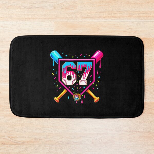 Item preview, 67 Baseball Ice Cream Drip Player Shield Style designed and sold by miaa-artistshop.