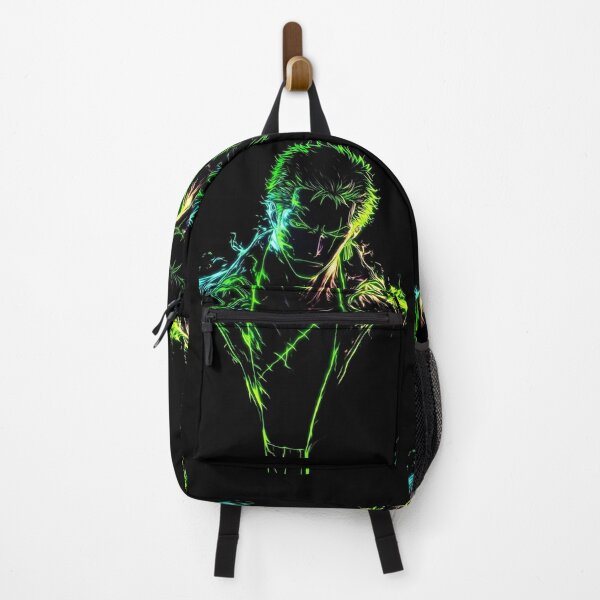 Item preview, Roronoa Zoro - Neon Blade Warrior Portrait – Dark Anime Samurai Aesthetic designed and sold by Dyan4.