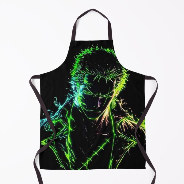 Item preview, Roronoa Zoro - Neon Blade Warrior Portrait – Dark Anime Samurai Aesthetic designed and sold by Dyan4.