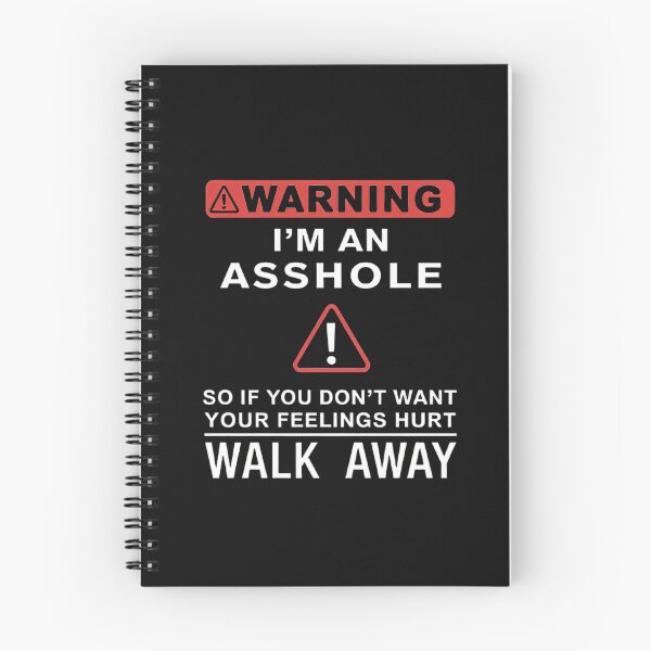 Item preview, Warning Im An Asshole - Sarcastic Humor Sign designed and sold by Outfit-Archive.