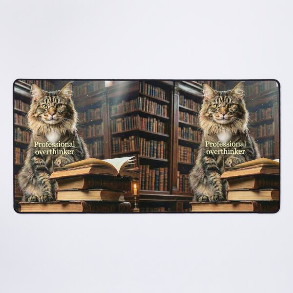 Item preview, Dark Academia Maine Coon designed and sold by AngelBlessing.