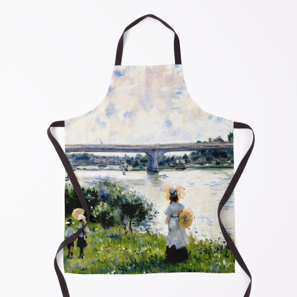 Item preview, The Promenade with the Railroad Bridge Argenteuil designed and sold by artdesignsnow.
