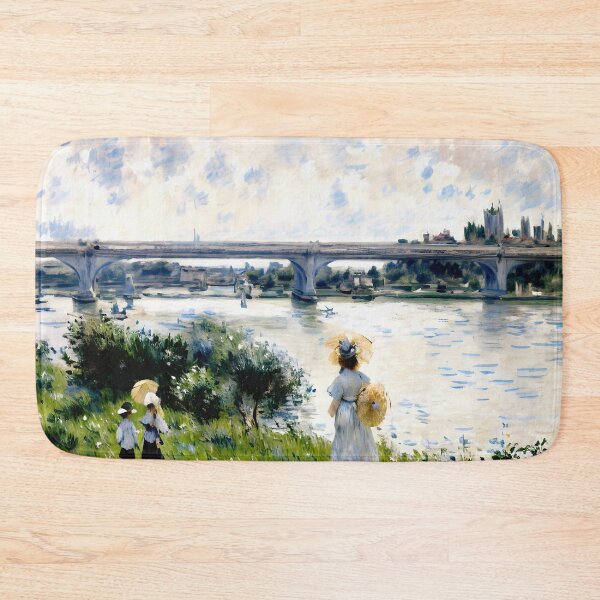 Item preview, The Promenade with the Railroad Bridge Argenteuil designed and sold by artdesignsnow.