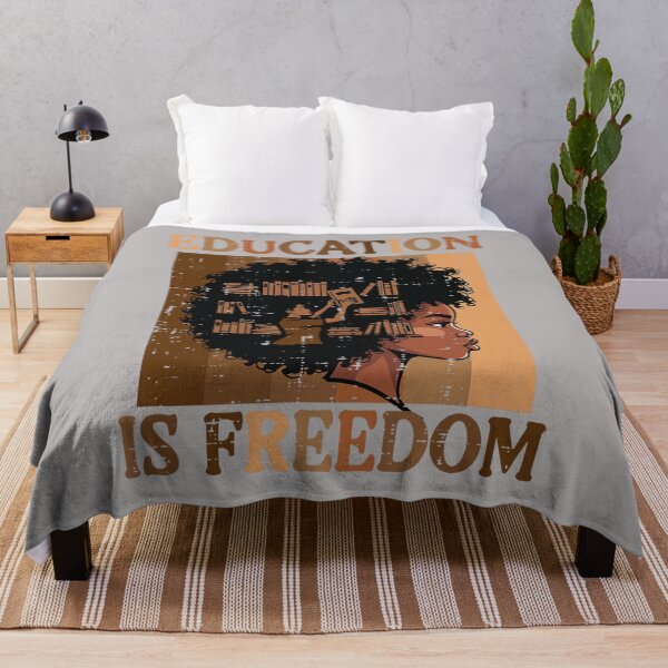 Item preview, Black History Afro Woman Education Freedom Girls Kids Women designed and sold by GreggRoss.