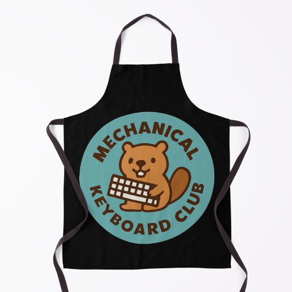 Item preview, Mechanical Keyboard Club Retro Badge - Cute Beaver Tech Enthusiast Art designed and sold by Stone-T .