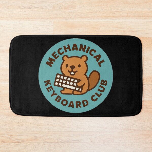 Item preview, Mechanical Keyboard Club Retro Badge - Cute Beaver Tech Enthusiast Art designed and sold by TSE DESIGN.