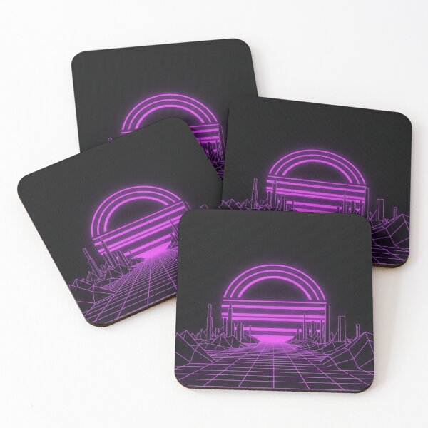 Item preview, Synthwave Neon Sun Retro Future Grid Gaming Aesthetic designed and sold by Omnibus24.