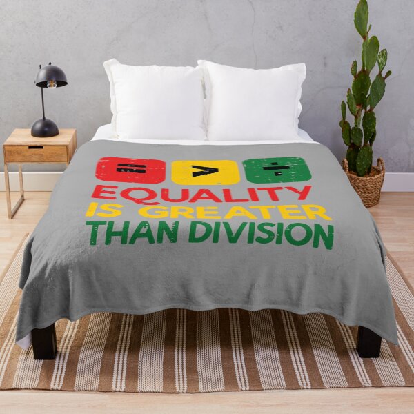 Item preview, Black History Equality Greater Than Division Women Men Kids designed and sold by KathieFaugh.