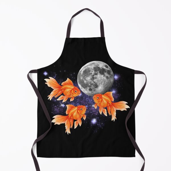 Item preview, vintage goldfish designed and sold by Cartoonivacloth.