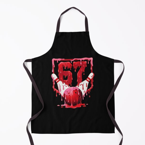 Item preview, Bowling Red Drip Number 67 Birthday Design designed and sold by gladysenglish.