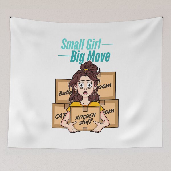Item preview, Stressed Woman on Moving Day designed and sold by ObsidianDaz.