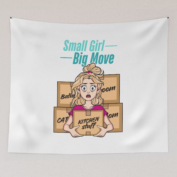 Item preview, Stressed Woman on Moving Day designed and sold by ObsidianDaz.
