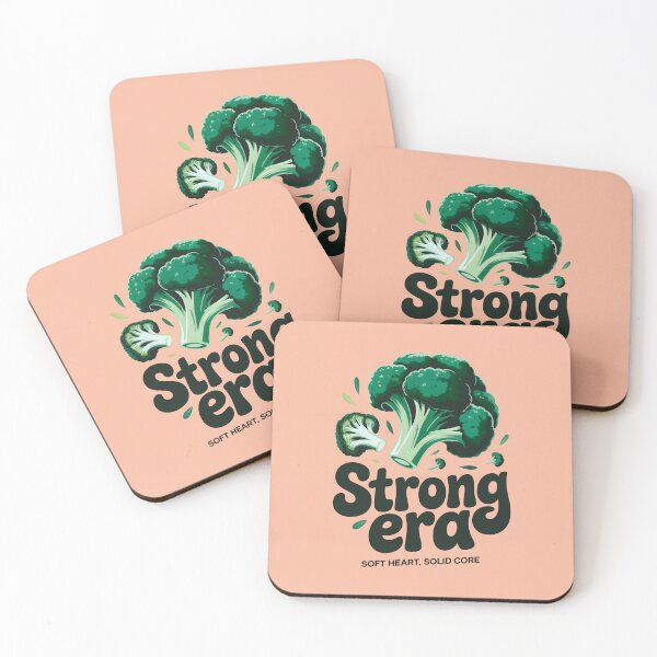 Item preview, Strong Era Broccoli Art - Soft Heart Solid Core designed and sold by SplashTastic.
