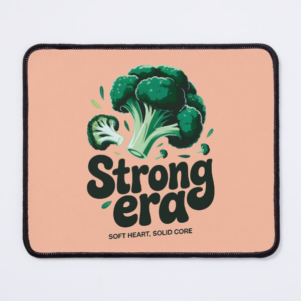 Item preview, Strong Era Broccoli Art - Soft Heart Solid Core designed and sold by SplashTastic.