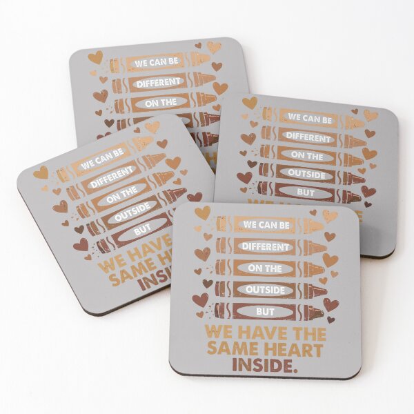 Item preview, Black History Month We Have Same Heart Inside Teacher Kids  designed and sold by GreggRoss.