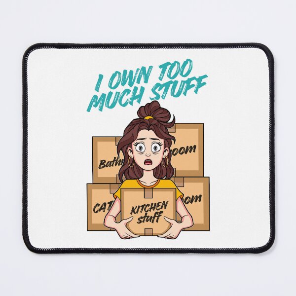 Item preview, Stressed Woman on Moving Day designed and sold by ObsidianDaz.