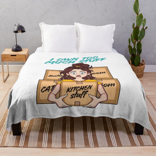 Item preview, Stressed Woman on Moving Day designed and sold by ObsidianDaz.