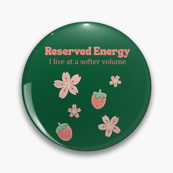 Item preview, Reserved Energy – I Live at a Softer Volume Gentle Floral Design designed and sold by YasirHamidDesigns .