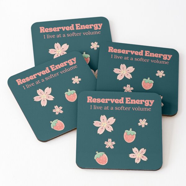 Item preview, Reserved Energy – I Live at a Softer Volume Gentle Floral Design designed and sold by YasirHamidDesigns .