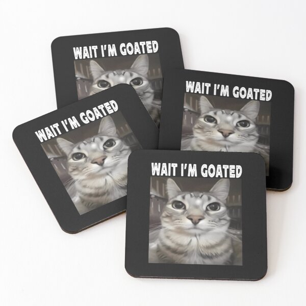 Item preview, Wait I'M Goated Cat Humor I'M Goated Cat  designed and sold by Elegant Funny Designs..