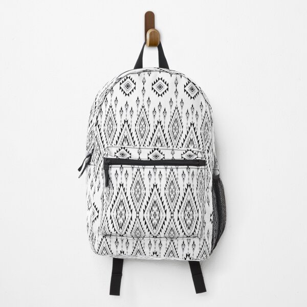 Item preview, Modern Black and White Geometric Tribal Seamless Pattern with Ethnic Embroidery Motifs designed and sold by RS4you.