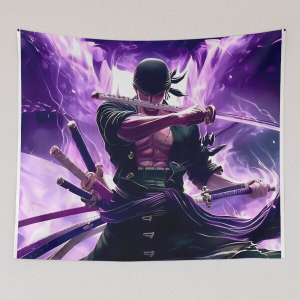 Item preview, Roronoa Zoro - Demon Aura: Three-Blade Warrior designed and sold by Dyan4.