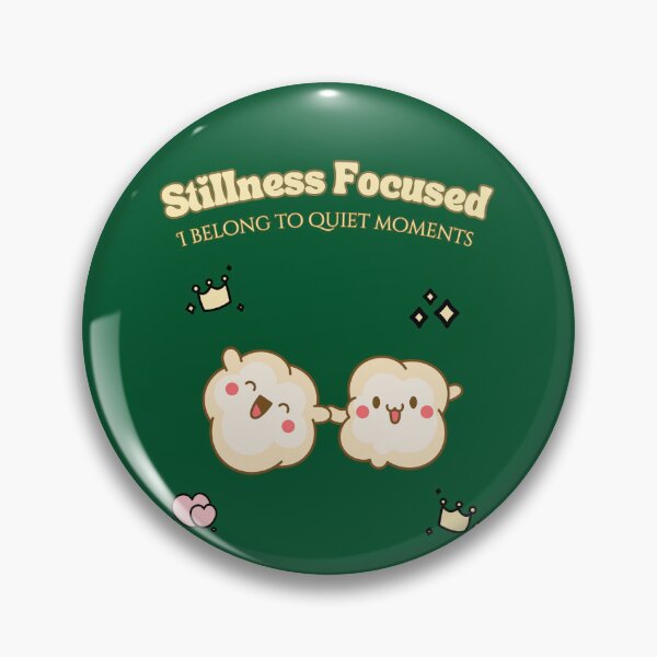 Item preview, Stillness Focused – I Belong to Quiet Moments Cute Calm Illustration designed and sold by YasirHamidDesigns .
