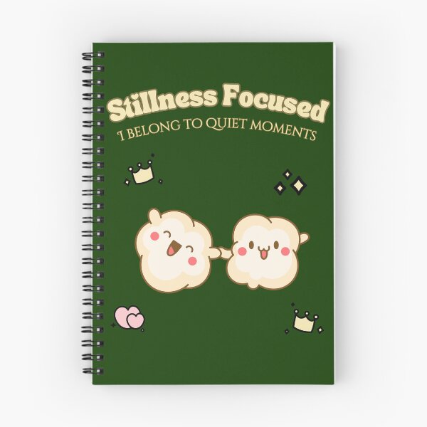 Item preview, Stillness Focused – I Belong to Quiet Moments Cute Calm Illustration designed and sold by YasirHamidDesigns .