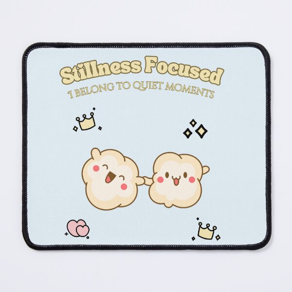 Item preview, Stillness Focused – I Belong to Quiet Moments Cute Calm Illustration designed and sold by YasirHamidDesigns .