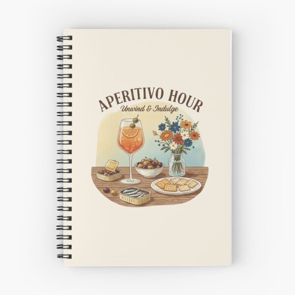 Item preview, Italian Aperitivo Hour Watercolor Still Life designed and sold by xofi.