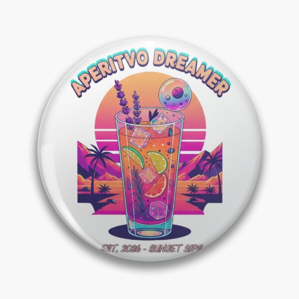 Item preview, Aperitivo Dreamer Retro Sunset Cóctel Vaporwave designed and sold by xofi.
