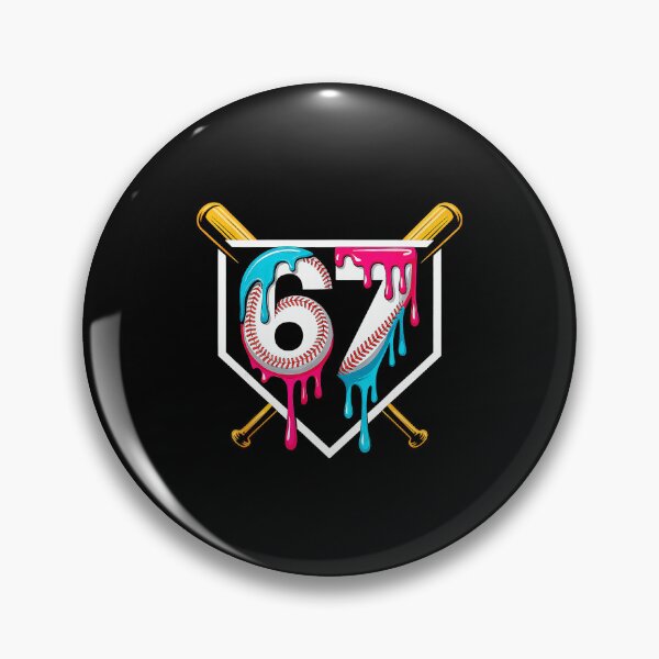 Item preview, 67 Baseball Ice Cream Drip Player 67th Birthday Style designed and sold by miaa-artistshop.