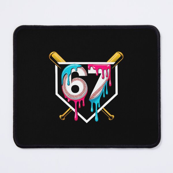 Item preview, 67 Baseball Ice Cream Drip Player 67th Birthday Style designed and sold by miaa-artistshop.