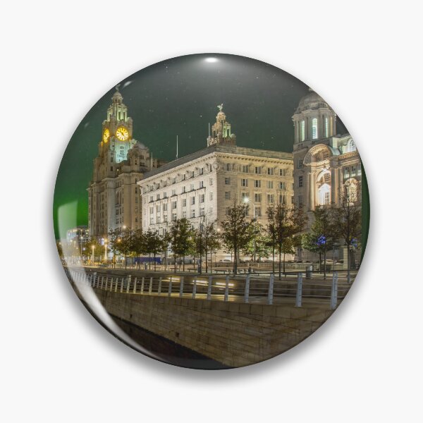 Item preview, Liverpool Three Graces Northern Lights designed and sold by Alisonchambers2.