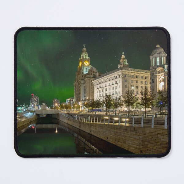 Item preview, Liverpool Three Graces Northern Lights designed and sold by Alisonchambers2.