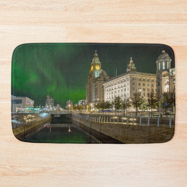 Item preview, Liverpool Three Graces Northern Lights designed and sold by Alisonchambers2.