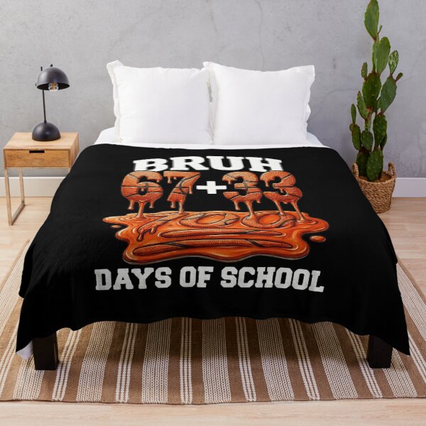 Item preview, BRUH 67 + 33 100 DAYS OF SCHOOL Basketball Funny Kids Design designed and sold by gladysenglish.