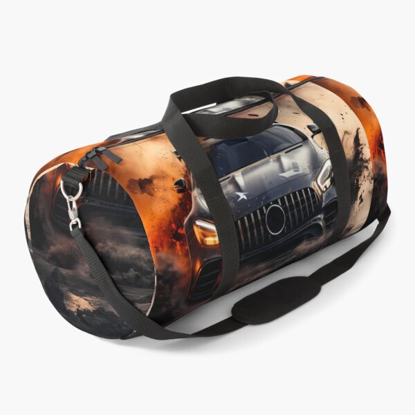 Item preview, Matte Black Sports Car Charging Through Explosive Mud Debris Storm designed and sold by RevUpDesign.