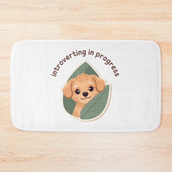 Item preview, Cute Dog – ‘Introverting In Progress’ Graphic designed and sold by Joy & Art .