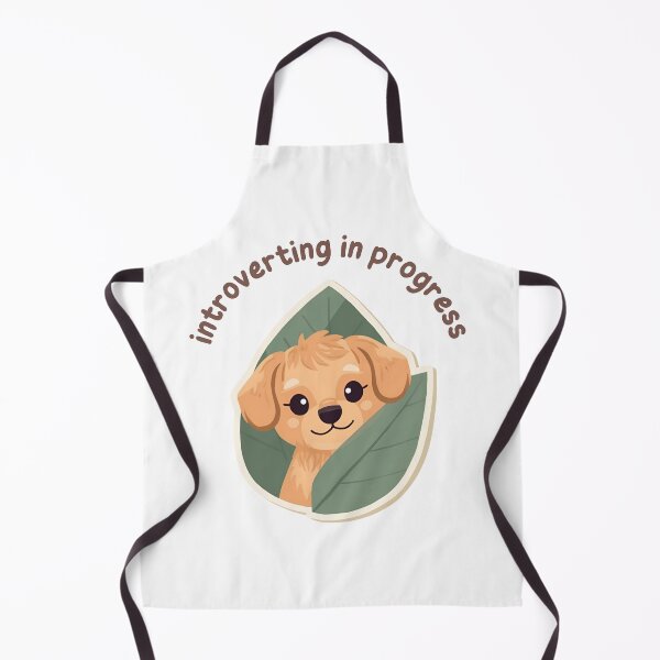 Item preview, Cute Dog – ‘Introverting In Progress’ Graphic designed and sold by Joy & Art .