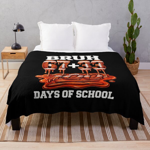 Item preview, BRUH 67 + 33 100 DAYS OF SCHOOL Football Funny  designed and sold by gladysenglish.