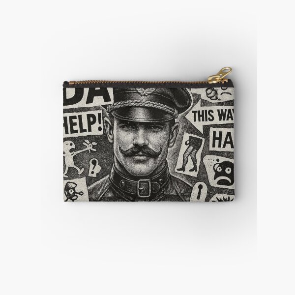 Item preview, Gay Leather Bar Daddy Berlin Dada  Pride Graphic Design designed and sold by ItsAKinkThing.