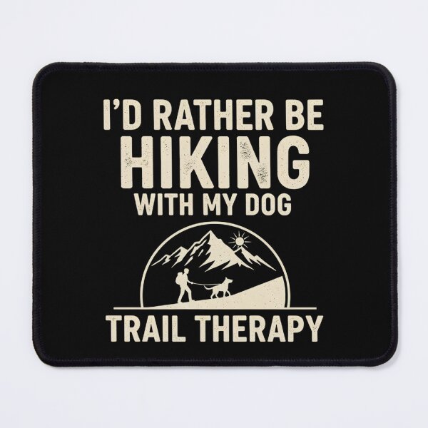 Item preview, I Would Rather Be Hiking With My Dog designed and sold by Ink Magic.